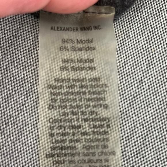 T Alexander Wang Chamoisee Gray Twisted Bubble Knee Length Mini Skirt XS/Small - Picture 10 of 12